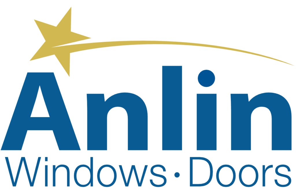 Anlin Windows & Doors logo highlighting energy-efficient vinyl windows and patio doors built for durability, comfort, and performance