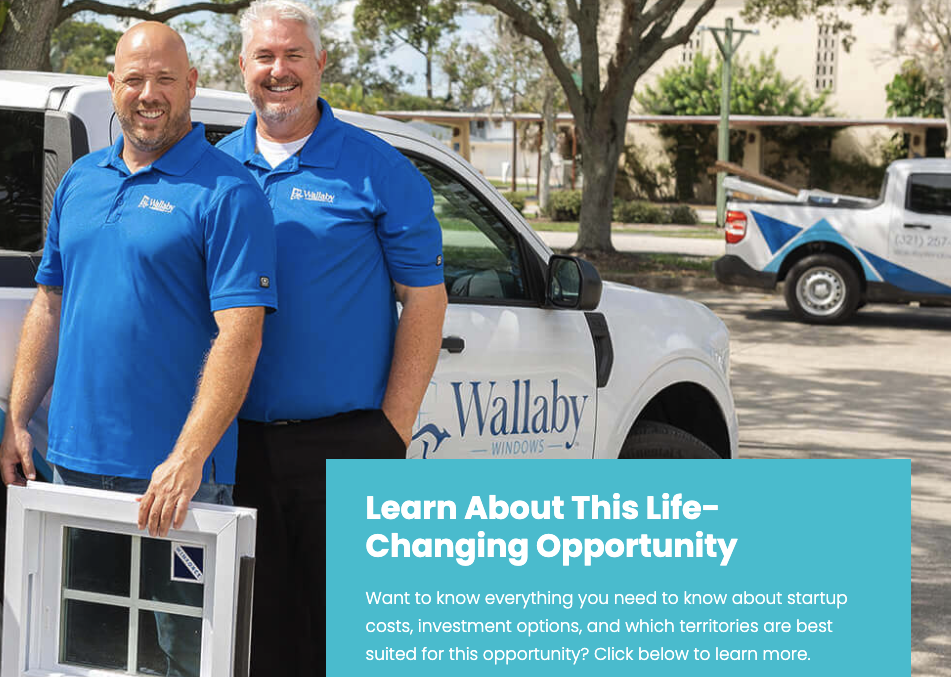 Your Window of Opportunity: Join Wallaby Windows as a Franchise Owner