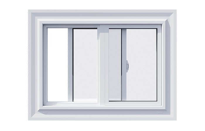Sliding replacement window style from Wallaby Windows installed in Cary NC homes