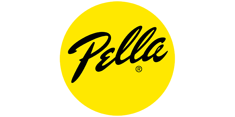 Pella windows and doors logo