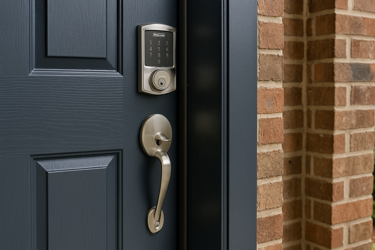 Front door smart lock 